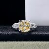 A generation of fat 925 Retro Light extravagance Ring Carbon simulation Diamond ring Jewelry Selling