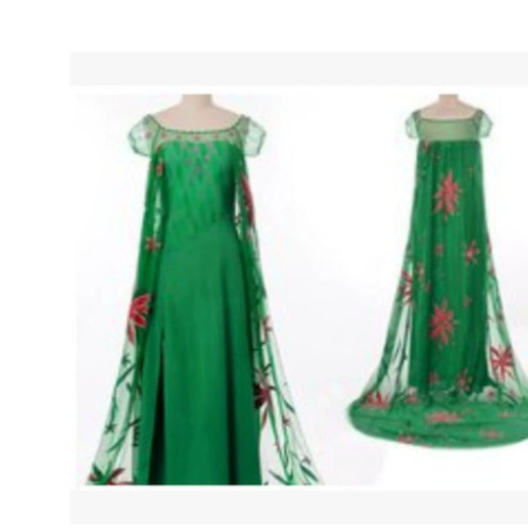 Frozen 2 день рождения сюрприз Эльза косплей платье юбка платье принцессы Эльза