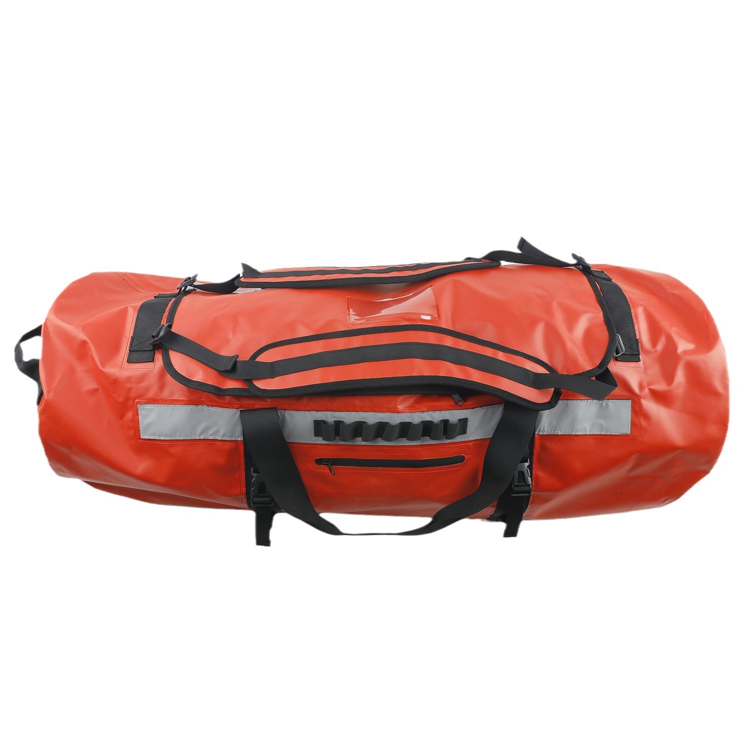 Bolsa de viaje impermeable de gran capacidad al aire libre bolsa de equipo de rescate contra incendios de agua bolsa impermeable de techo de almacenamiento 120L reflectante