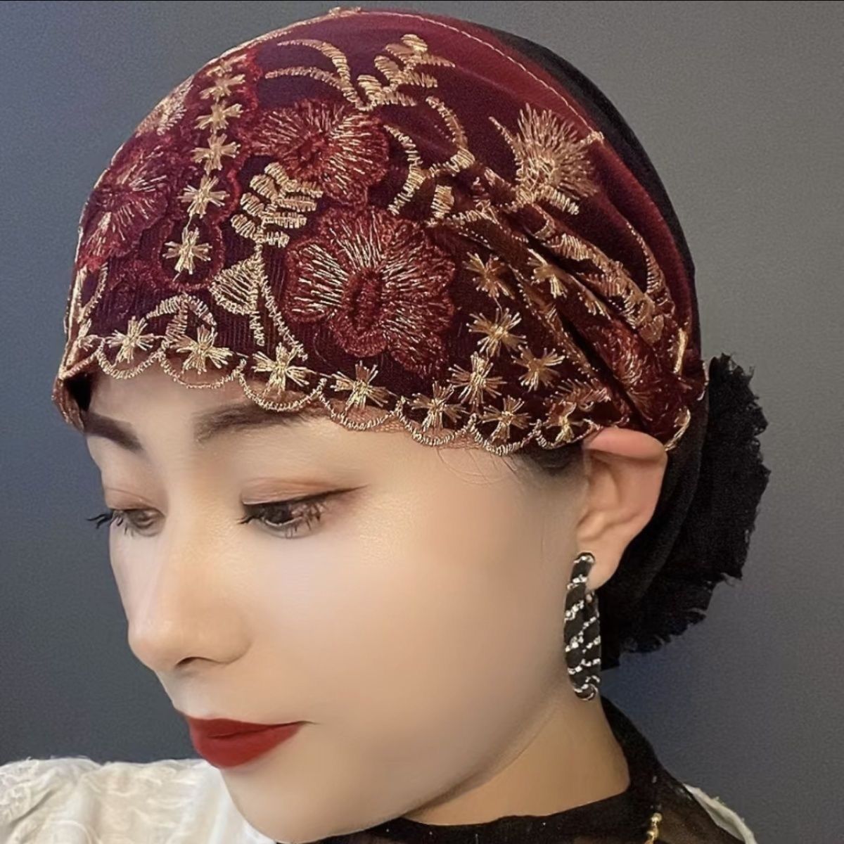 Verano bordado flores gorra gor