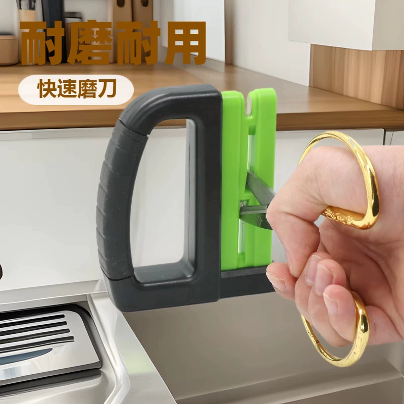 Фабрика прямых продаж TPE ручка ножи ножницы двойного назначения быстрый точилка для сада ножи точилки камень керамический нож шлифовальный оптом