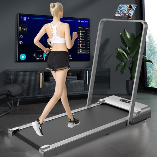 Home Use Small Indoor Treadmill Quiet Walking Machine Electric Smart Foldable Tablet Style Exercise Machine