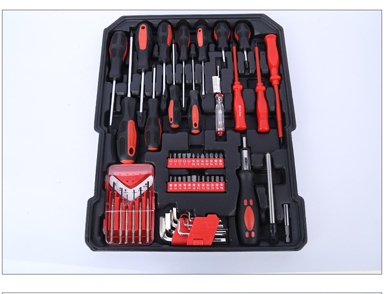 187-Piece Auto Repair Kit, Vehicle Maintenance Toolbox, Auto Repair Wrenches, Sockets, Hardware Repair Tools