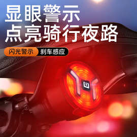 神火自行车灯夜骑车警示公路山地车充电骑行高亮红光尾灯BTL12