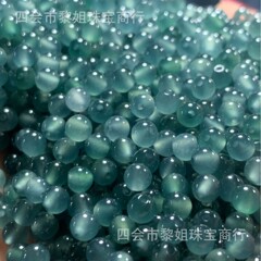 A商品の氷の危険な青い水のボールの4mmのビーズのdiyのビーズのチェーンの星の月の菩提文はアクセサリーを遊んでビーズの高級感を隔てます。