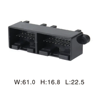 AHI1.2系列16+20孔护套AH7363-1.2-10A 汽车连接器接插件