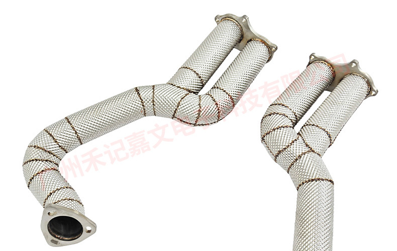 Suitable for Porsche 718 Cayman Gt4/Spyder/Gts 4.0L Stainless Steel Muffler Exhaust Pipe