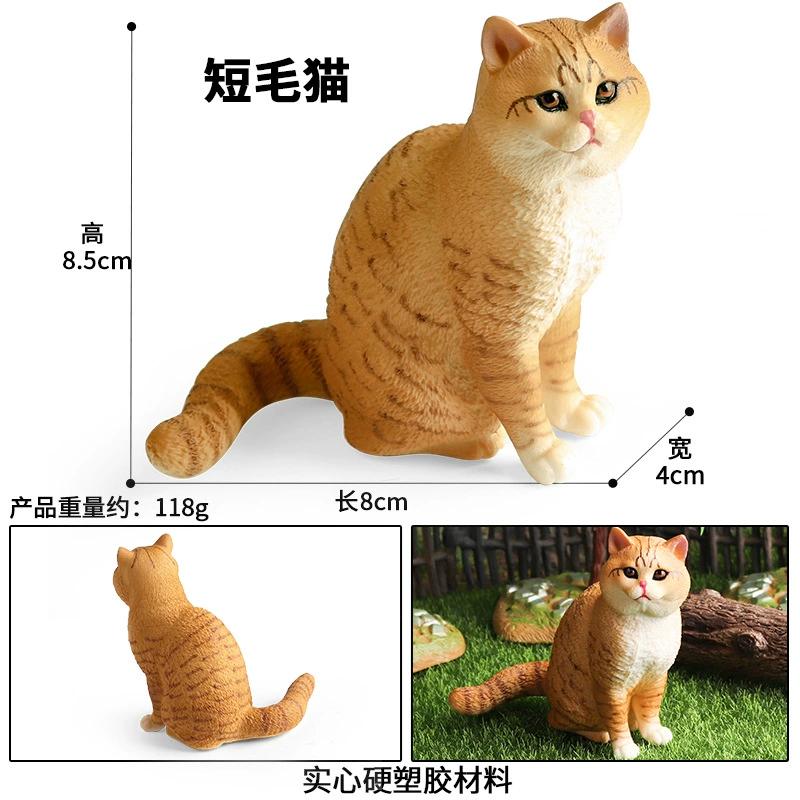 Animal model, solid toy, set, lion, tiger, elephant, panda, giraffe, hippo