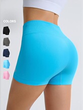 R 33420 High Waist Yoga Shorts �����٤�̿� �羳ŷ��