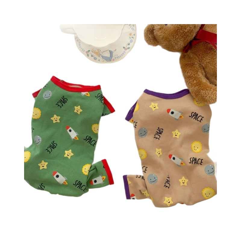 秋冬季狗狗衣服中小型犬四脚包肚衣防着凉保暖空调服宠物家居服|undefined