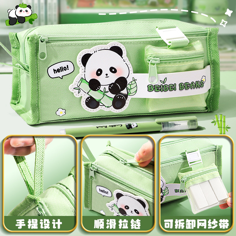 Estuche de lápices de alta calidad para niñas, estudiantes de primaria, caja de papelería, portalápices, simple y de gran capacidad, nuevo modelo 2025 para niñas, niños.