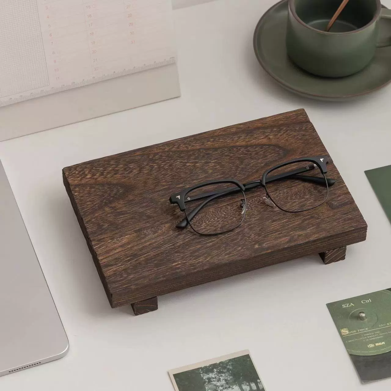 木质方形桌面置物架浴室收纳手办架展示架桌面小型拍照装饰置物板