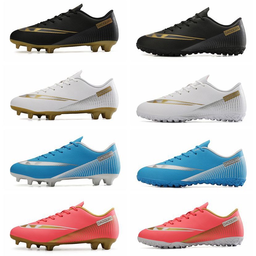 2022 transfronterizo nuevos zapatos de fútbol FGTF hombres transpirables bajos-top zapatos largos de fútbol de uñas moda Comercio Exterior más tamaño 45