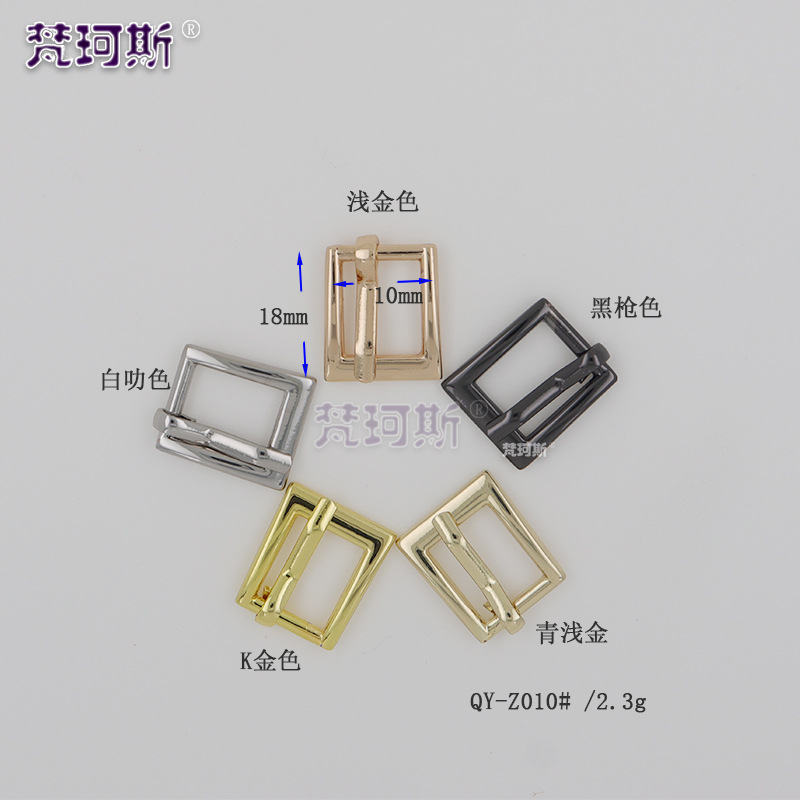 Spot ropa, equipaje, accesorios de hardware, hebilla de aguja trapezoidal, hebilla de cinturón de aleación de zinc, hebilla de aguja, hebilla de zapato de metal, hebilla de ajuste de correa de hombro image 7