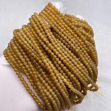 直供批天然和田玉新疆且末糖佛珠4mm糖料小米珠diy配珠小红书爆款