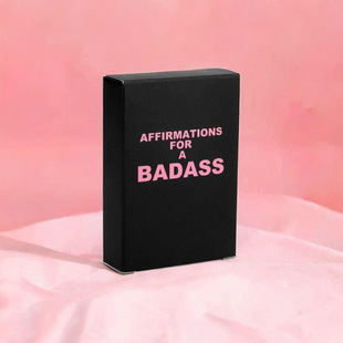 Amazon Best Selling Badass Belief Women's Boxed Creative Postcard High-End Small Greeting Card Gift