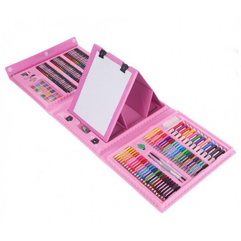 208 pinceles juegos de crayones de color para niños herramientas de arte de plomo de color para aprender cajas de regalo de temporada escolar para estudiantes