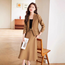 职业时尚套装女2024秋韩版新款高级感职业西服外套女白领气质修身