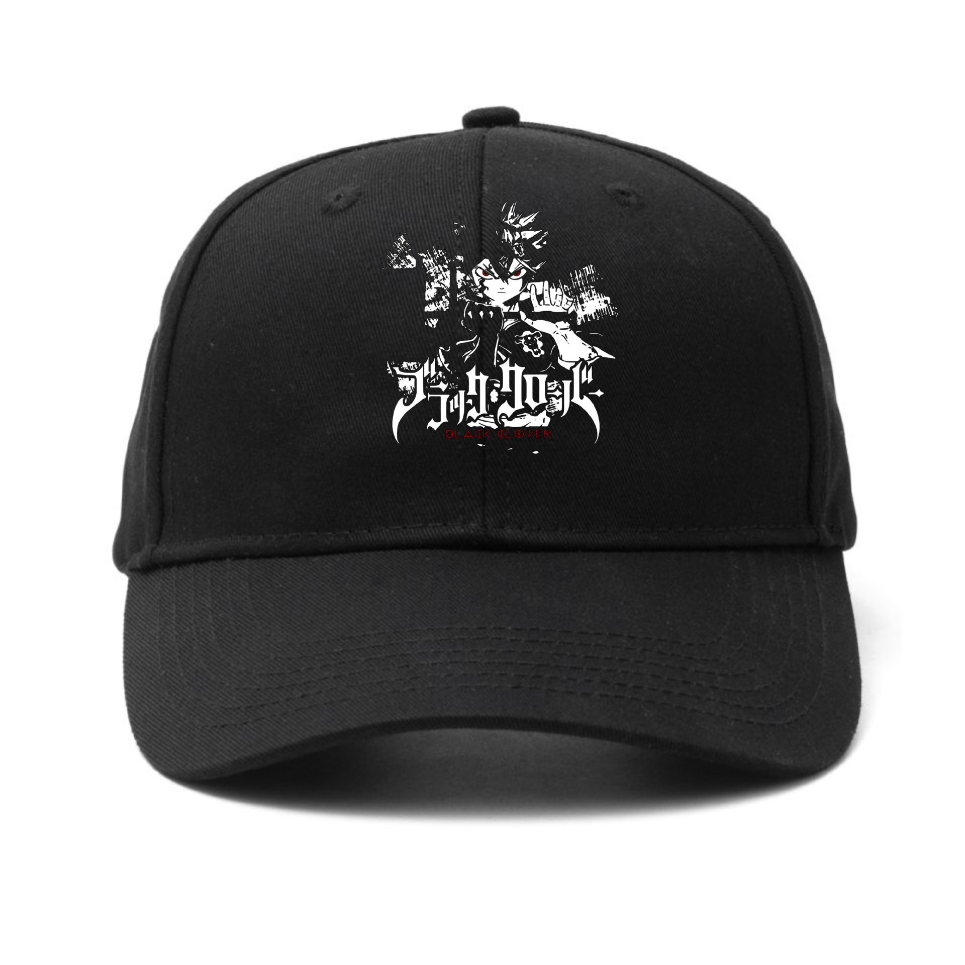 Gorra de béisbol de moda circundante de trébol de cuatro hojas negro para estudiantes deportes de ocio sombrero de dibujos animados para hombres y mujeres sombrero de red para el sol de cuatro estaciones