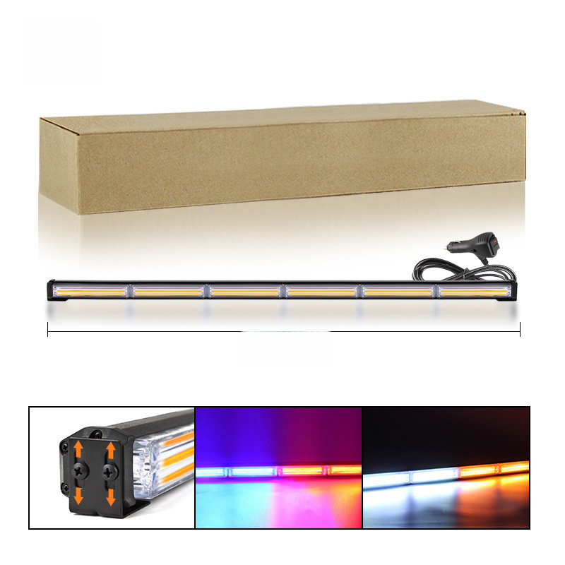89cm6 Single-Side Car Flashing Light COB Beam Light LED Car Light Engineering Truck Warning Light Ceiling Light Signal Light