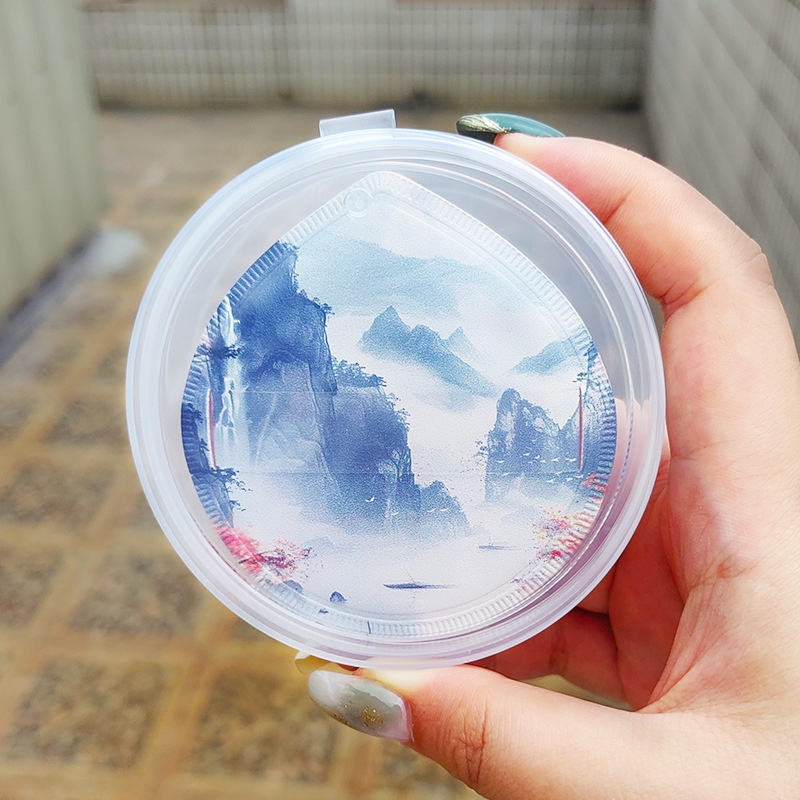 Guofeng gran marshmallow XL seco y húmedo gota de agua de doble uso gran pastel de polvo sensación de aire súper suave no comer polvo líquido base