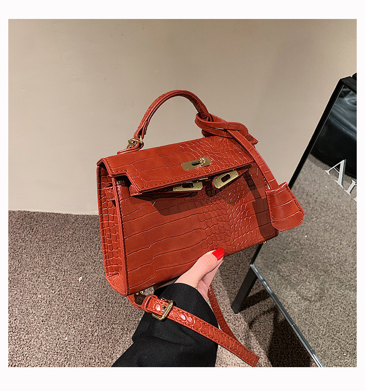 Strukturierte Freizeittaschen Neue Mode Messenger Bags Umhängetaschen Handtaschen Unterarmtaschen display picture 8