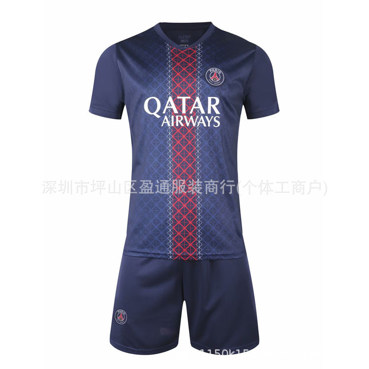 2526 パリホームサッカーユニフォームジャージセットパーソナライズされた番号クロスボーダー特別供給十分なドロップシッピング|undefined