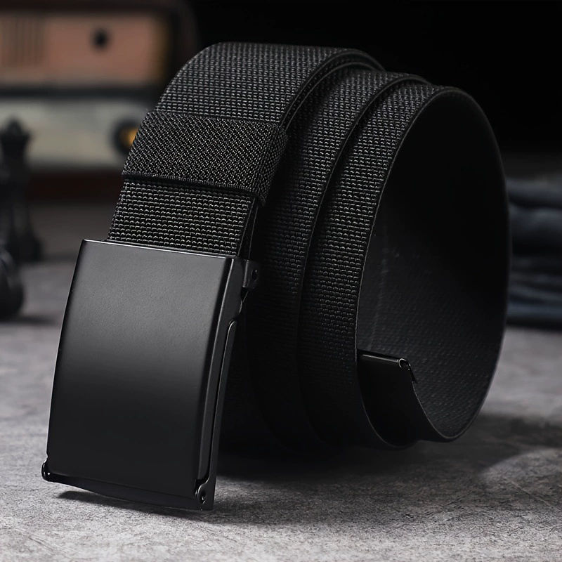2025 трансграничный новый европейский и американский мужской автоматический регулируемый эластичный ремень с пряжкой для дропшиппинга