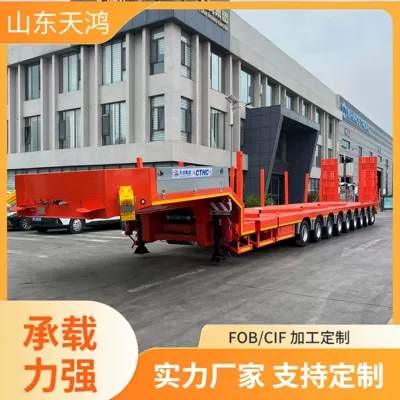 Low-Bed Semi-Trailer Trailer Engineering – Ağır yük qoşquları