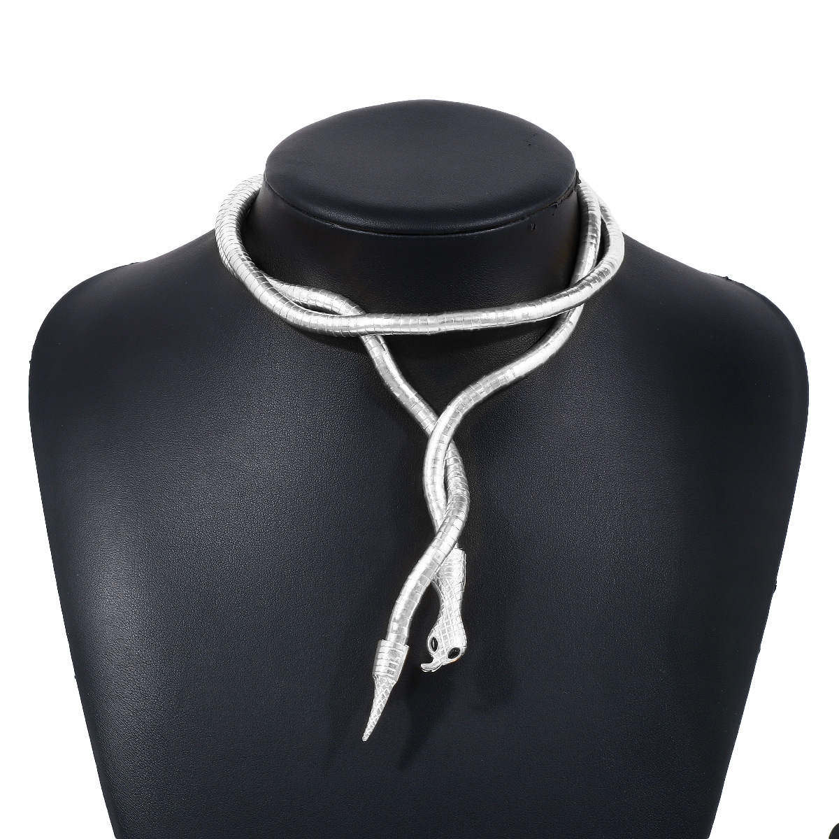 Personalised Wrapped Snake Necklace And Adjustable Bracelet Set_voghion.com