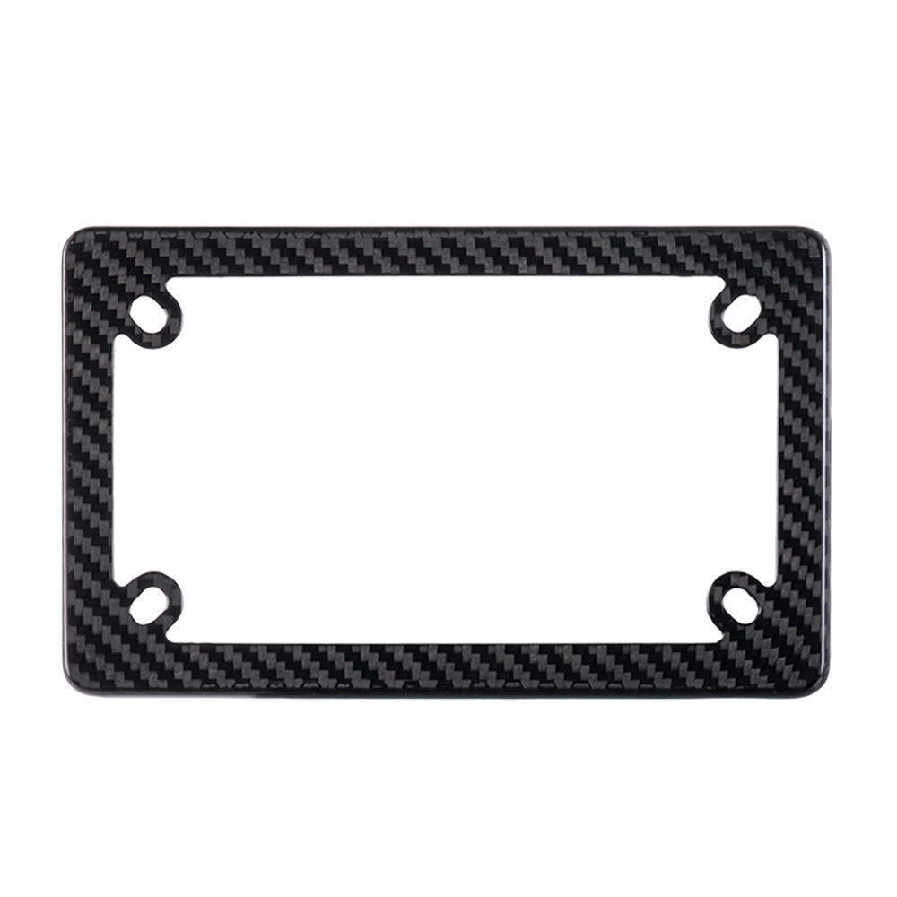 Motorcycle License Plate Frame Carbon Fiber License Plate Frame Dry Carbon Electric Vehicle Us Standard License Plate Holder Real Carbon Modification Accessories