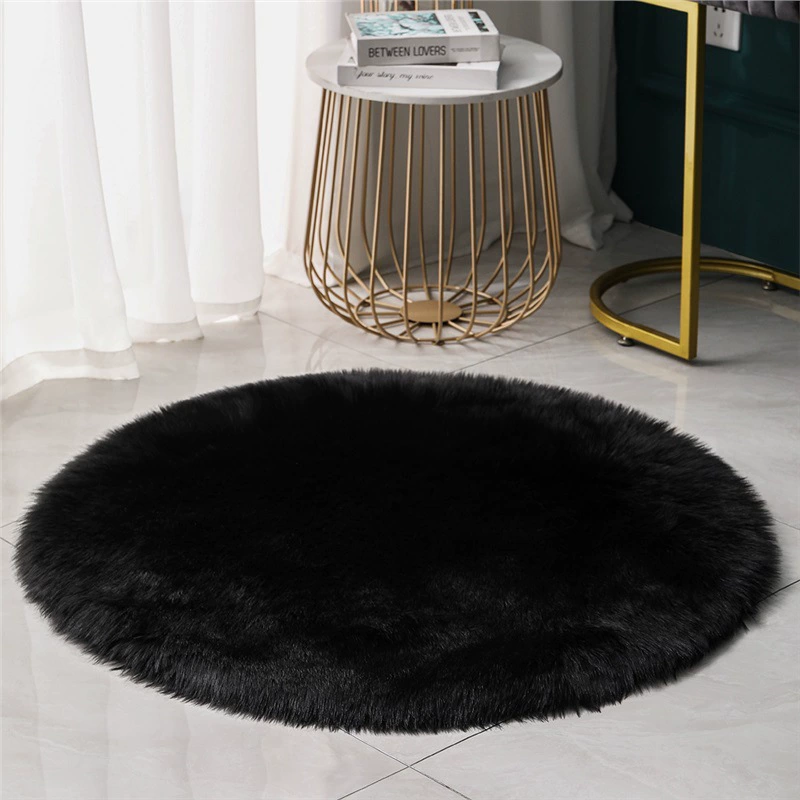 Round Modern Carpet, Simple Elegant Design, Multiple Colors, Diameters 30–180 cm