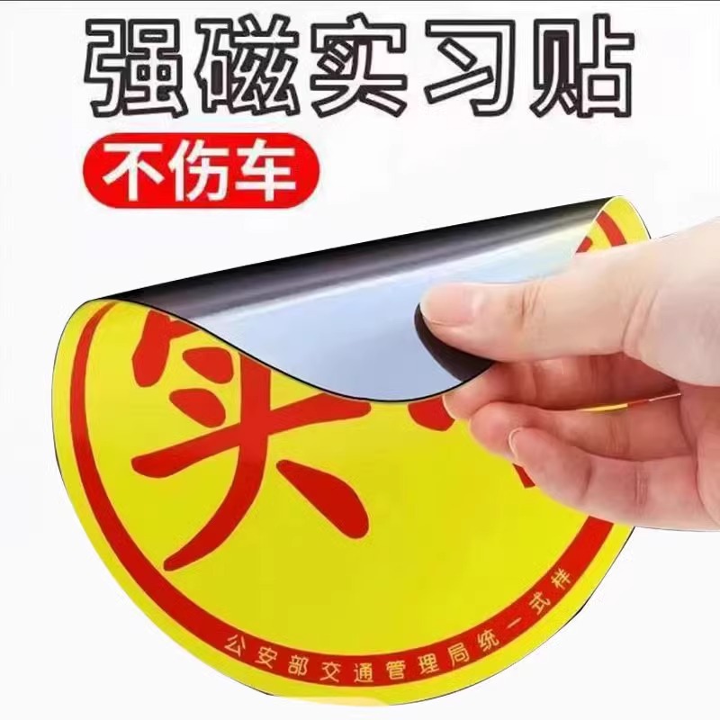 19cm ordinary magnetic internship stickers