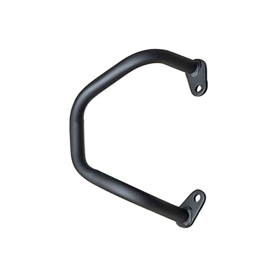 and rear anti-Fall Accessories, Motorcycle bumper - black-carbon-steel-exhaust-rail
