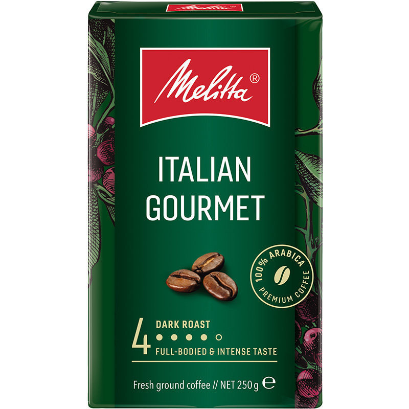 Melitta Coffee Medium Dark Roast Arabica Coffee Powder 250g Italian Classic Wholesale Melitta Coffee Medium Dark Roast Arabica Coffee Powder 250g Italian Classic Wholesale