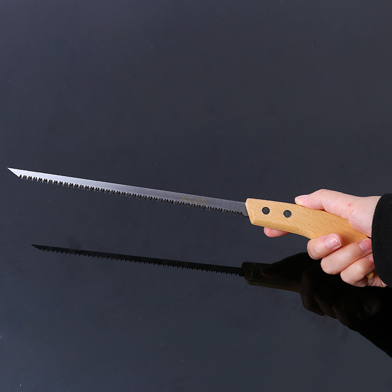 迷你木工锯小手锯园林园艺伐木锯细齿刀锯家用鸡尾锯子墙板手拉锯