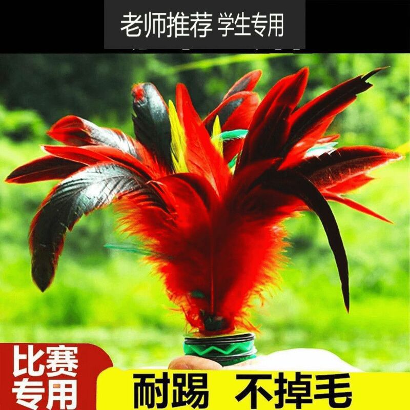 Traditional Feather Shuttlecock Competition Special for Kicking, Professional Shuttlecock for Children, Elementary Students, and Adults Sports Flower Shuttlecock Traditional Feather Shuttlecock Competition Special for Kicking, Professional Shuttlecock for Children, Elementary Students, and Adults Sports Flower Shuttlecock