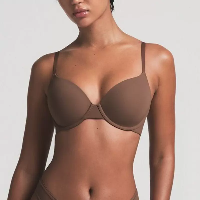 定制内衣女大胸防下垂聚拢上托调整型文胸SKIM卡戴S PUSH-UP BRA