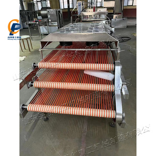 One-time Forming Single Cake Baking Machine, Zibo Barbecue Pastry Machine, Stainless Steel Panel Food Factory Hand Cake Machine