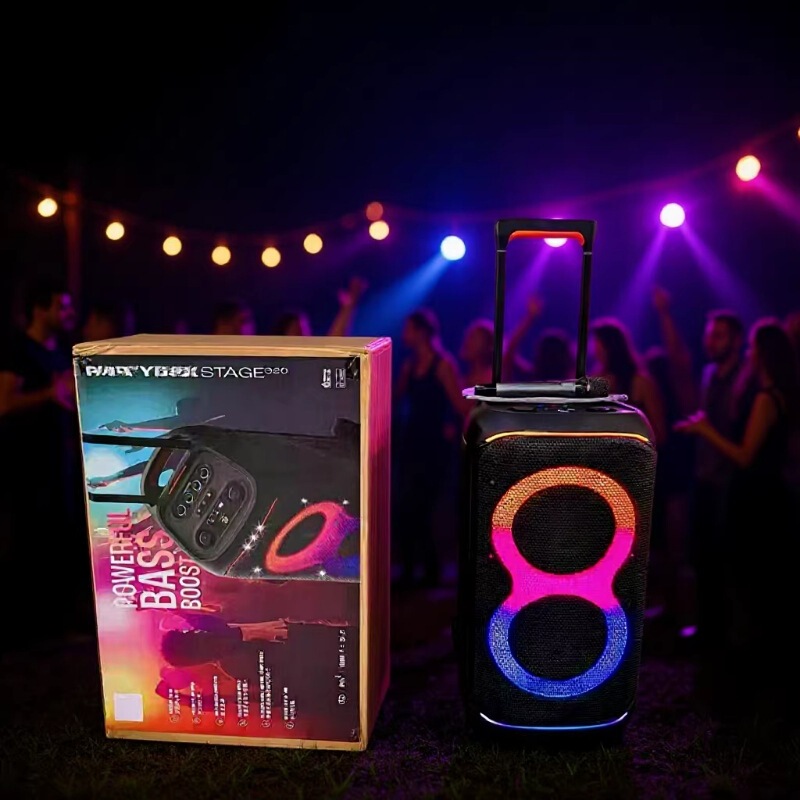 Cross-Border Hot-Selling Product Partybox 320 Outdoor Bluetooth Trolley Speaker Ktv Mobile High-Power Bass Speaker Cross-Border Hot-Selling Product Partybox 320 Outdoor Bluetooth Trolley Speaker Ktv Mobile High-Power Bass Speaker