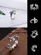 Rock Hip-Hop Retro Ring Men's Fashionistas Exaggerated Ro Index Finger Ring Women's Cross Carved Finger Ring