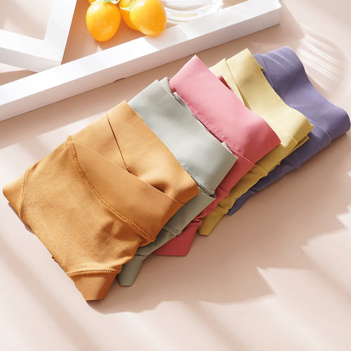 New low-waist maternity underwear with high elasticity and skin-friendly silk bottom crotch V-shaped early, middle and late pregnancy large size underwear