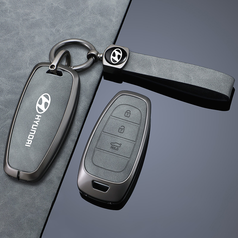 23 Tousheng L Key Cover Special Beijing Hyundai Fifth Generation Deluxe Modified Accessories Car Shell Buckle Bag for Men