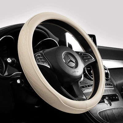 sweat-absorbent breathable leather handlebar protective – Steering wheel cover