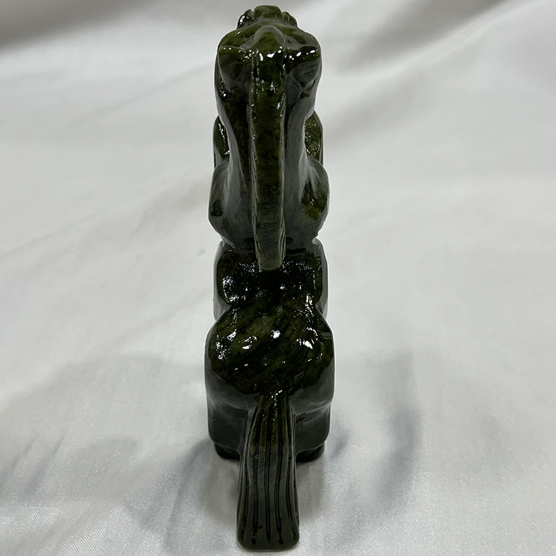 Jade Horse Home Decoration Zodiac Sculpture Ornament 4