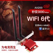 ���]̨ʽ�C��X����PCI-E�o���W��WIFI �p�l2.4G/5G�o���W��300M