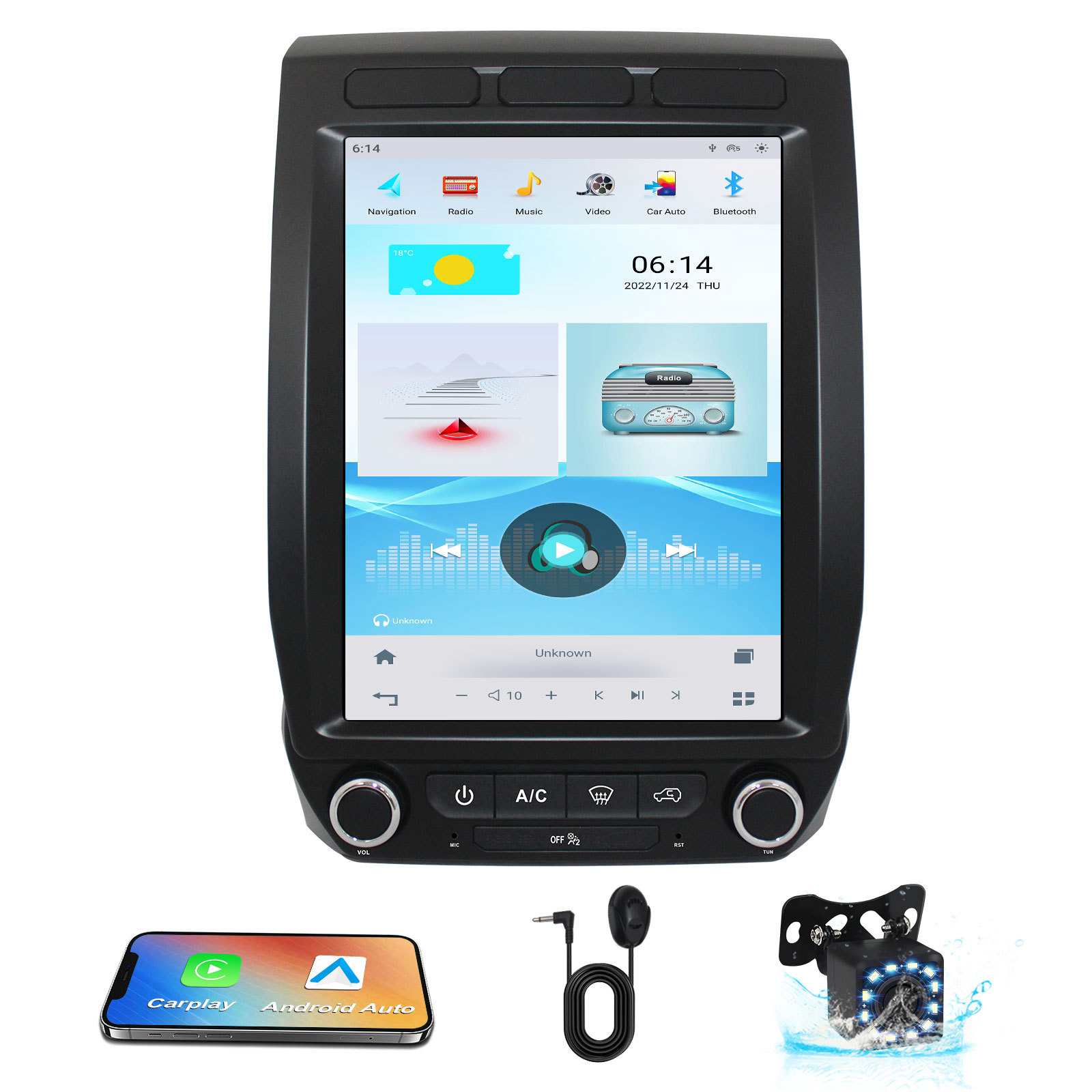Ford Smart Navigation Android Screen for Ford F150/Raptor 2015- / 2018- (Other Automotive Communications) - qualcomm-6125-octa-core-4g64g