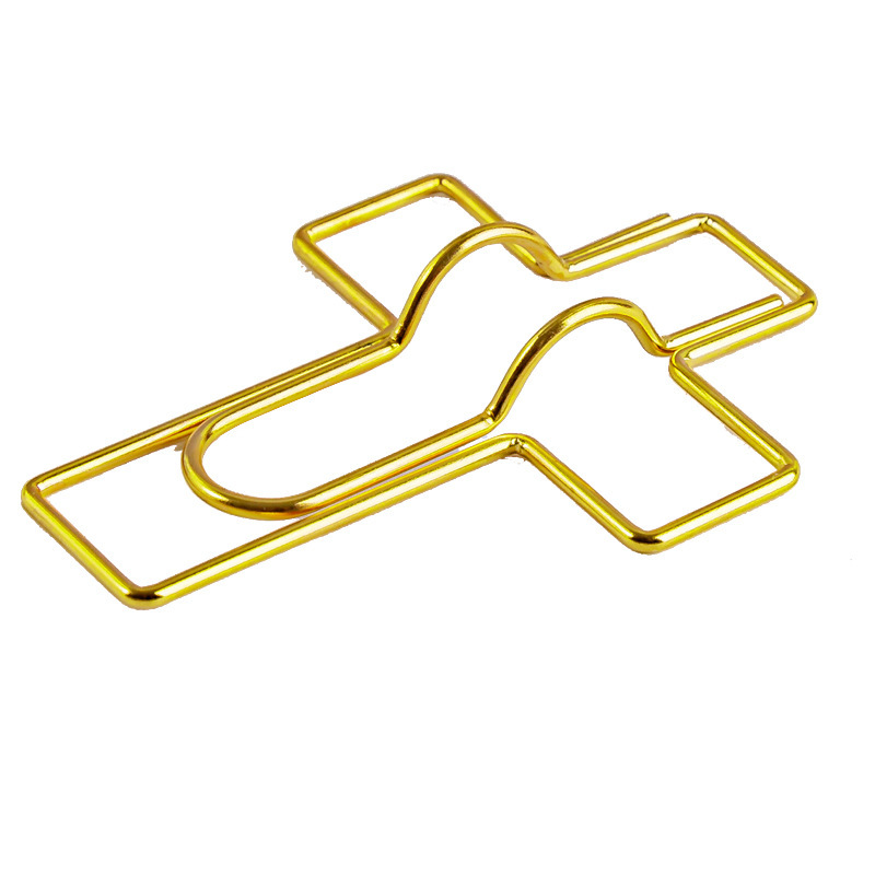 Clip de bolígrafo con forma de corazón colorido transfronterizo, clip de metal multifuncional creativo para cuaderno, portalápices portátil, accesorio para cuaderno, artículo de papelería.