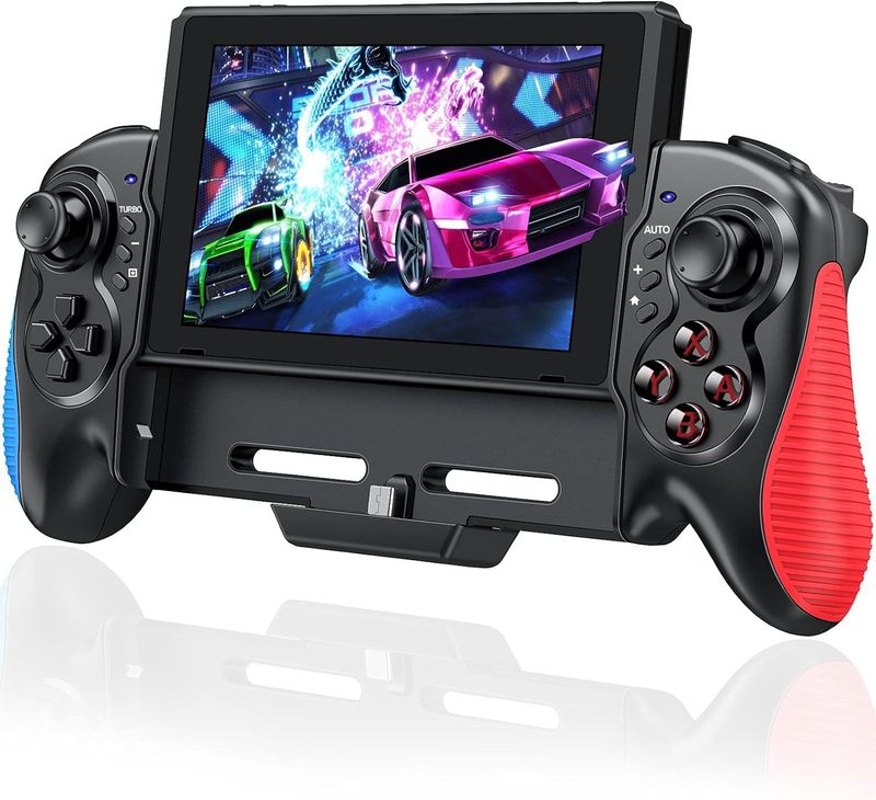 Switchゲームハンドルストレートハンドル6軸体感連発機能付き|undefined