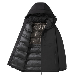 Winter outdoor thickened windproof warm men and women wear cotton-padded jacket jacket waterproof windproof, simple fashion coat